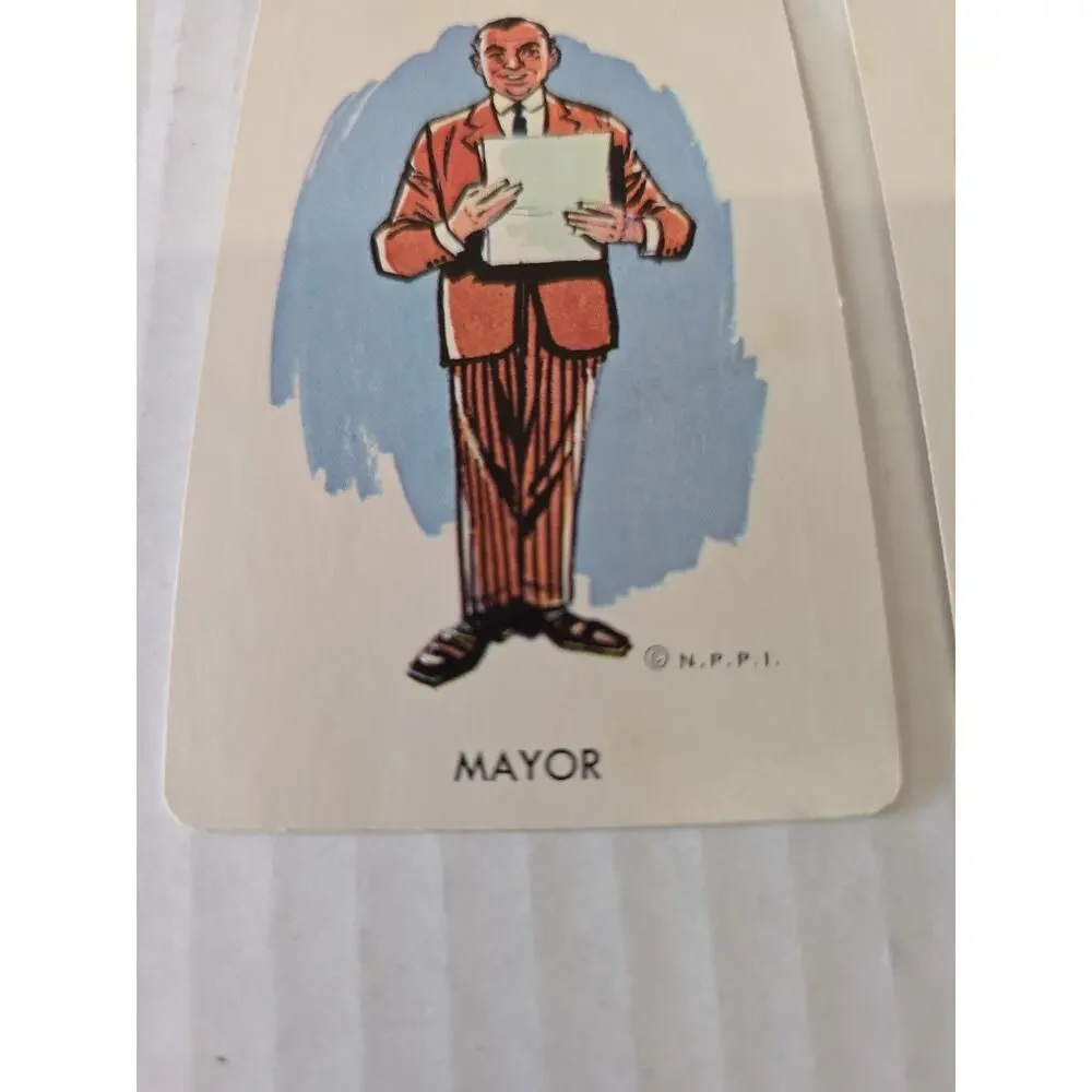 1966 Whitman Batman Card - Mayor N.P.P.I Rare Collectible Set Of Two Cards